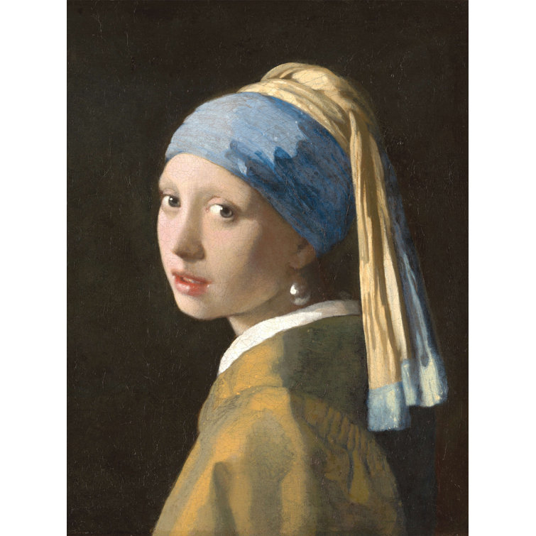 Girl with a deals pearl earring print